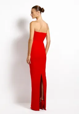 Effie Kats Addison Gown - Cherry Red Size S for rent on The Volte - image 2