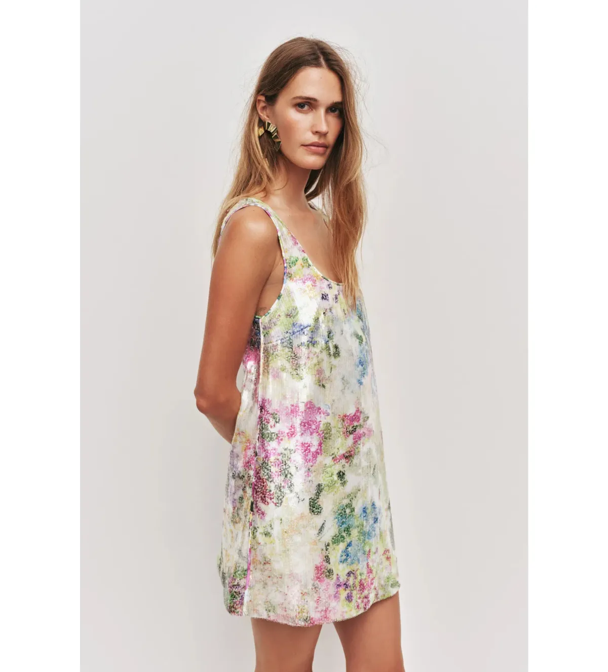 Aje Dahlia Mini Dress in Lavandula Size 8 - Image 3