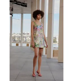 Aje Dahlia Mini Dress in Lavandula Size 12 for rent on The Volte - image 2