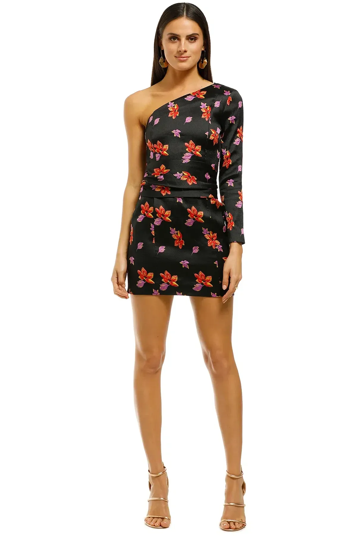 Bec and Bridge Love Crush Asymmetric Dress Print Size 8 - Image 1