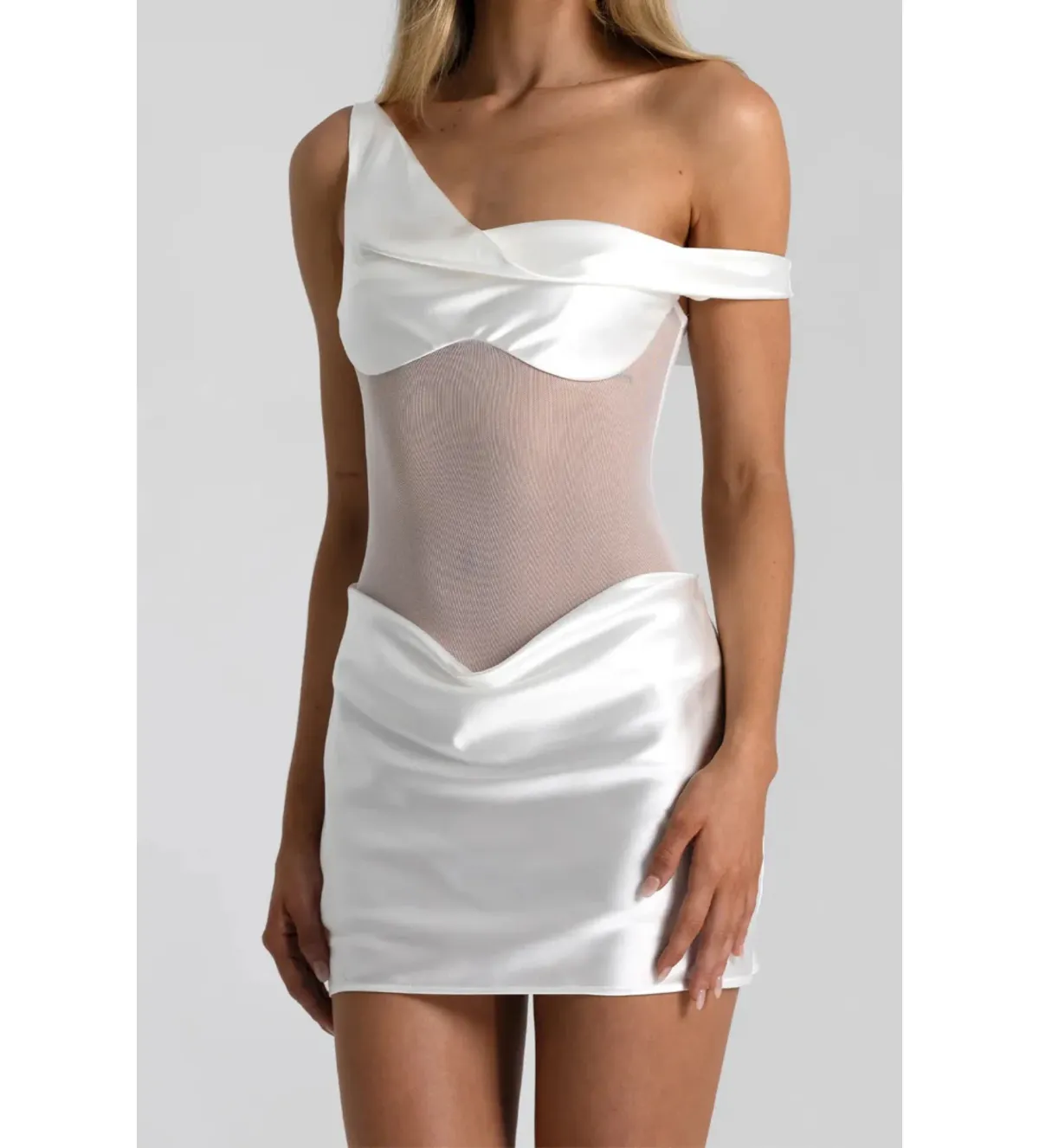 Natalie Rolt Elodie Mini Dress White Size 2/AU 10 - Image 2