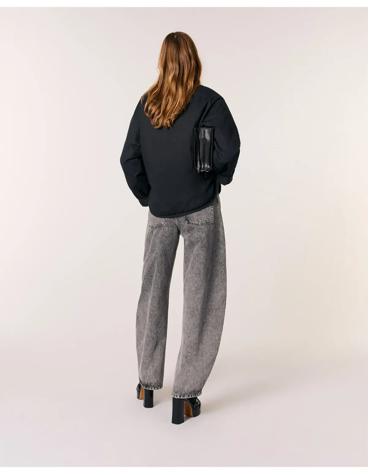 Maje Gipada Coat Black Size 36 EU - Image 4