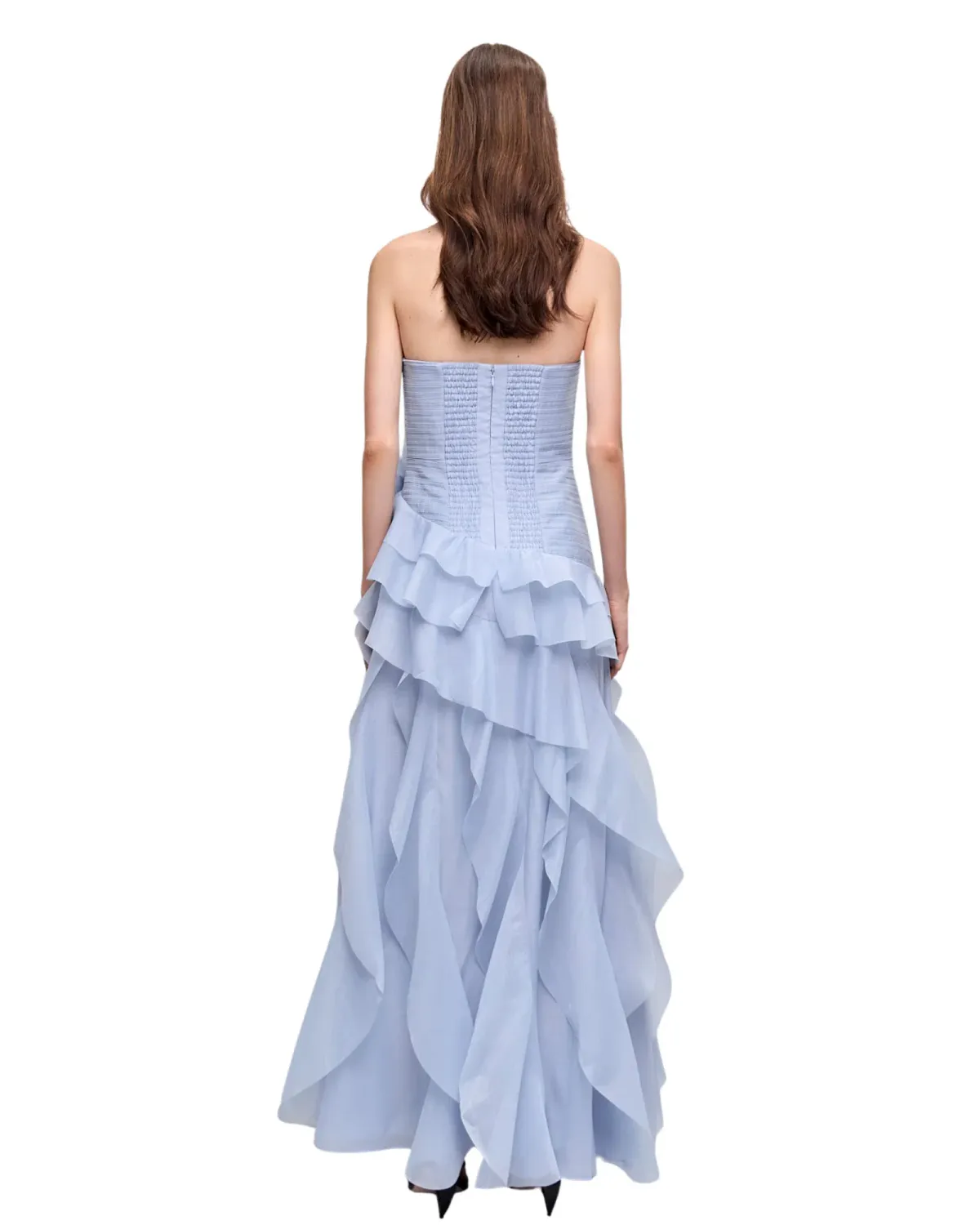 Aje Canyon Gown Cloud Blue Size 10 - Image 4