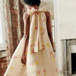 Sezane - Cosima Dress Salina Print Size 8 for rent on The Volte - image 2