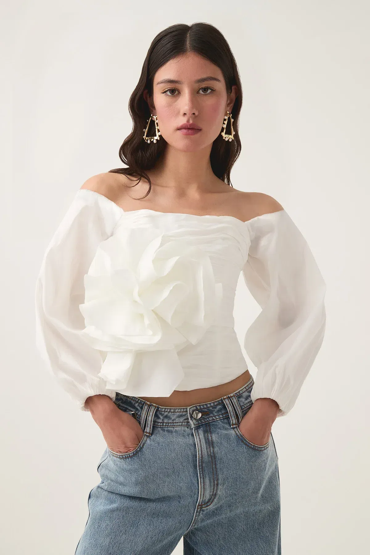 Aje - Parallels Spiral Top  - Image 1