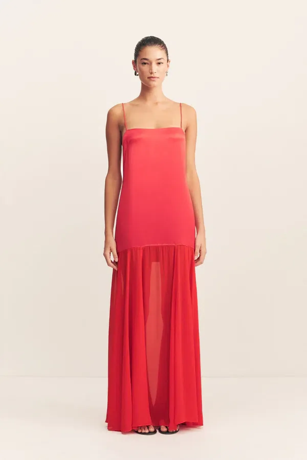 Shona Joy Moraya Maxi Dress in Chilli Size 10 - Image 1