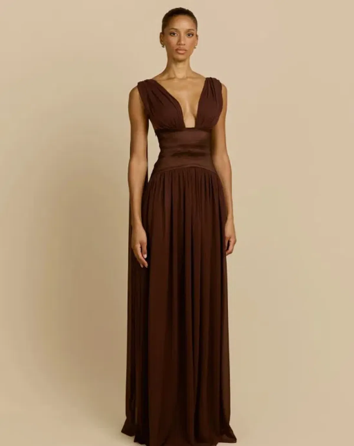 Arcina Ori Ramona Dress in Cacao Size S / AU 8 - Image 4