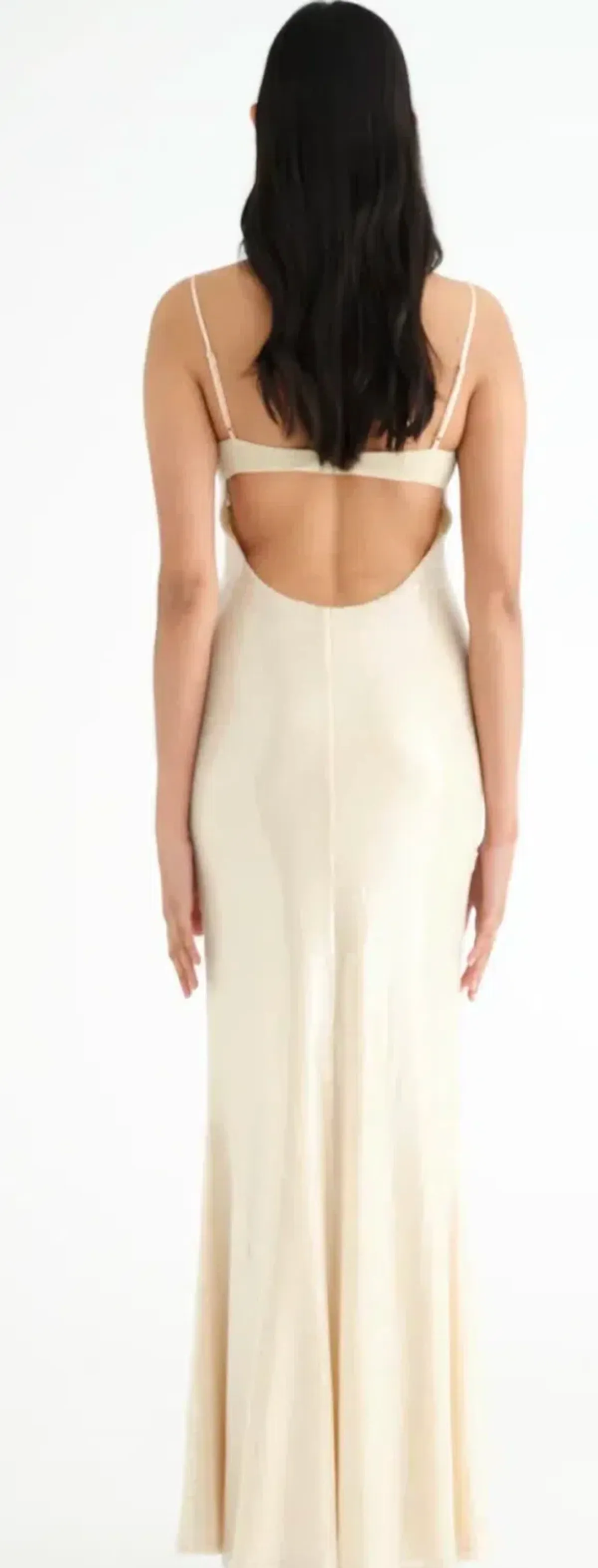 BENNI | JULIANO SEQUIN SLIP DRESS | LIGHT TOFFEE | SIZE 8 (S) - Image 4