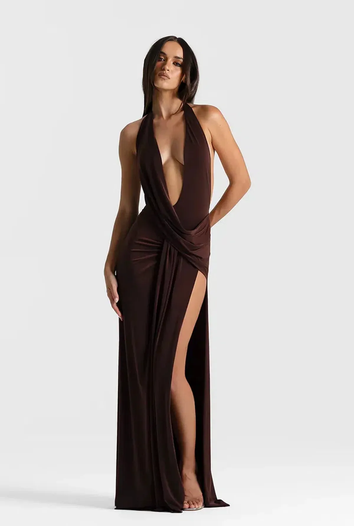 Natalie Rolt Winona Gown Espresso Brown XS/6 (Natalie Rolt 0) - Image 2