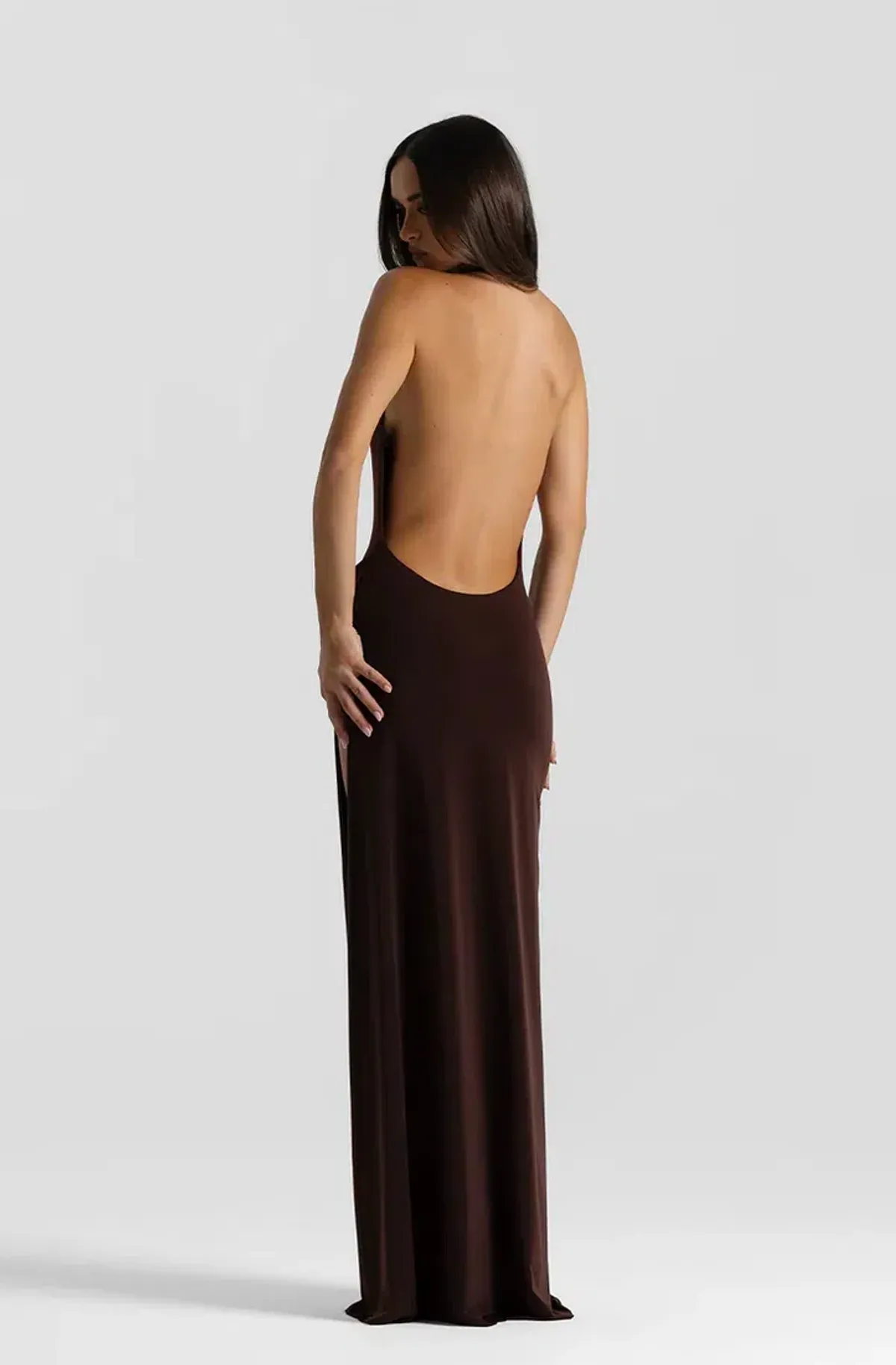 Natalie Rolt Winona Gown Espresso Brown 10/M (Natalie Rolt 2) - Image 2