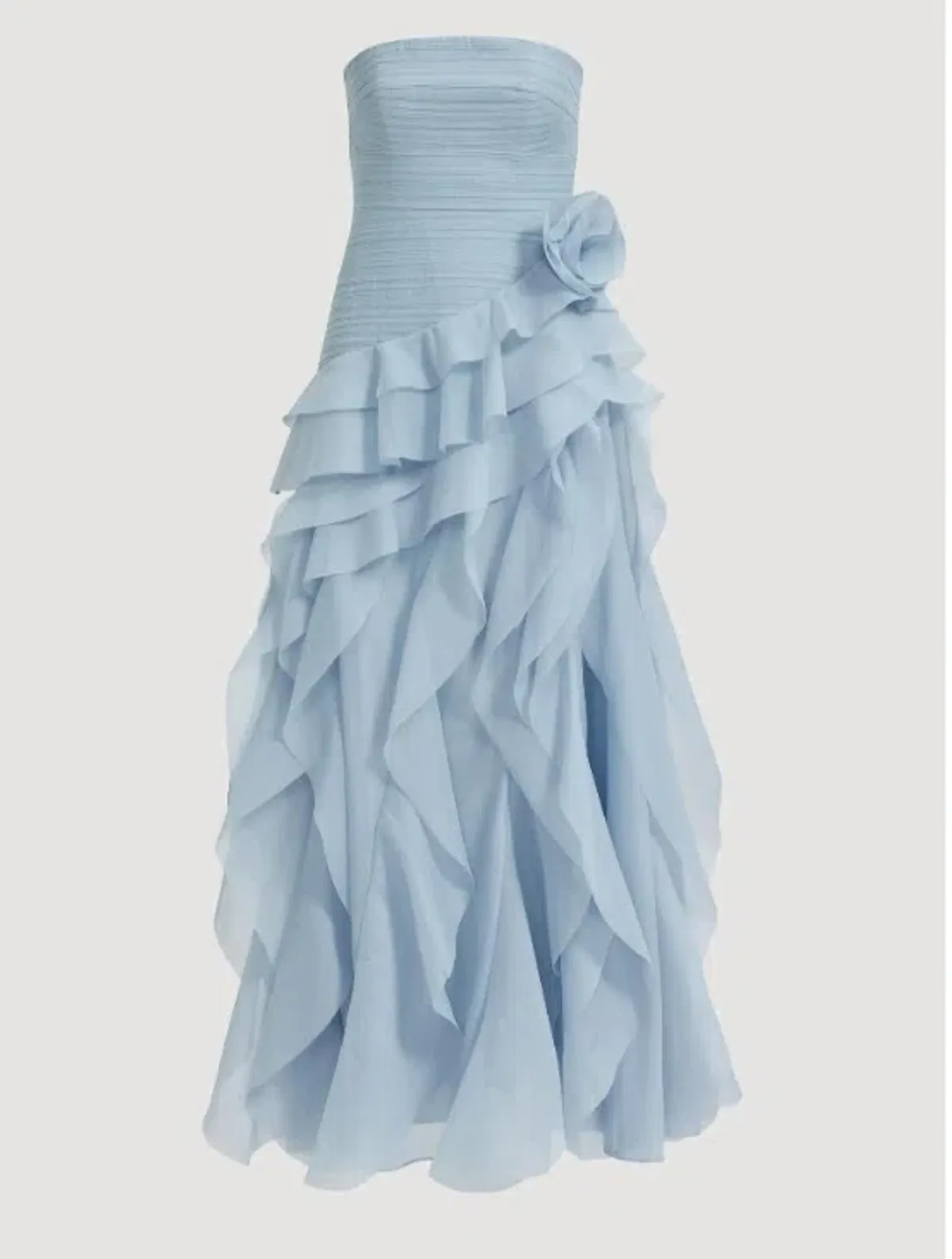 Aje Canyon Gown in Pastel Cloud Blue Size 16 - Image 4