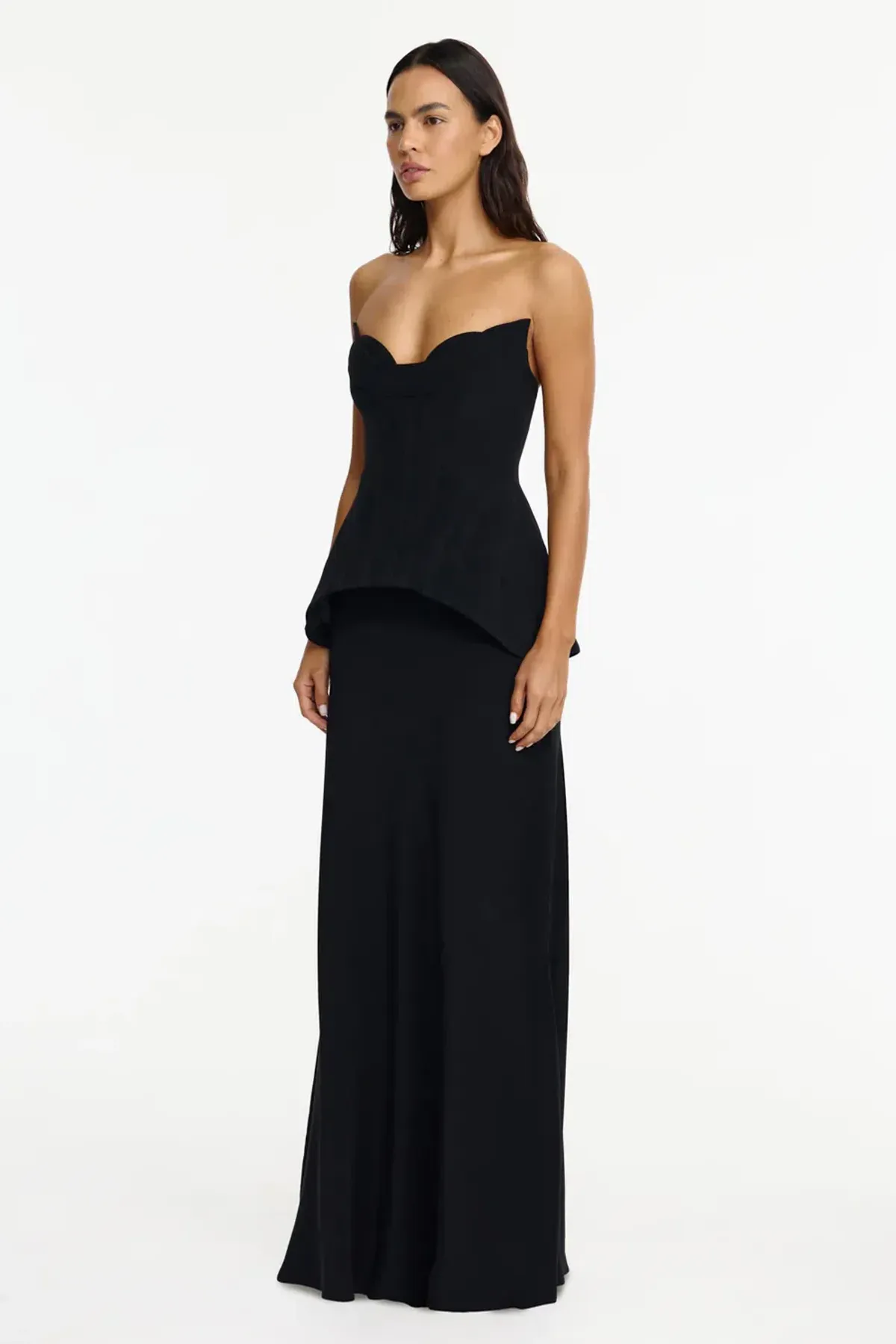 Acler Bankfield Maxi Dress Black 10 - Image 1