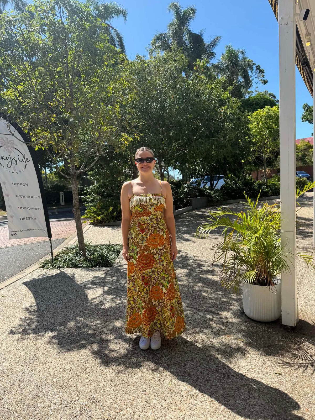 ALEMAIS LANA SQUARE NECK DAY DRESS - Image 8