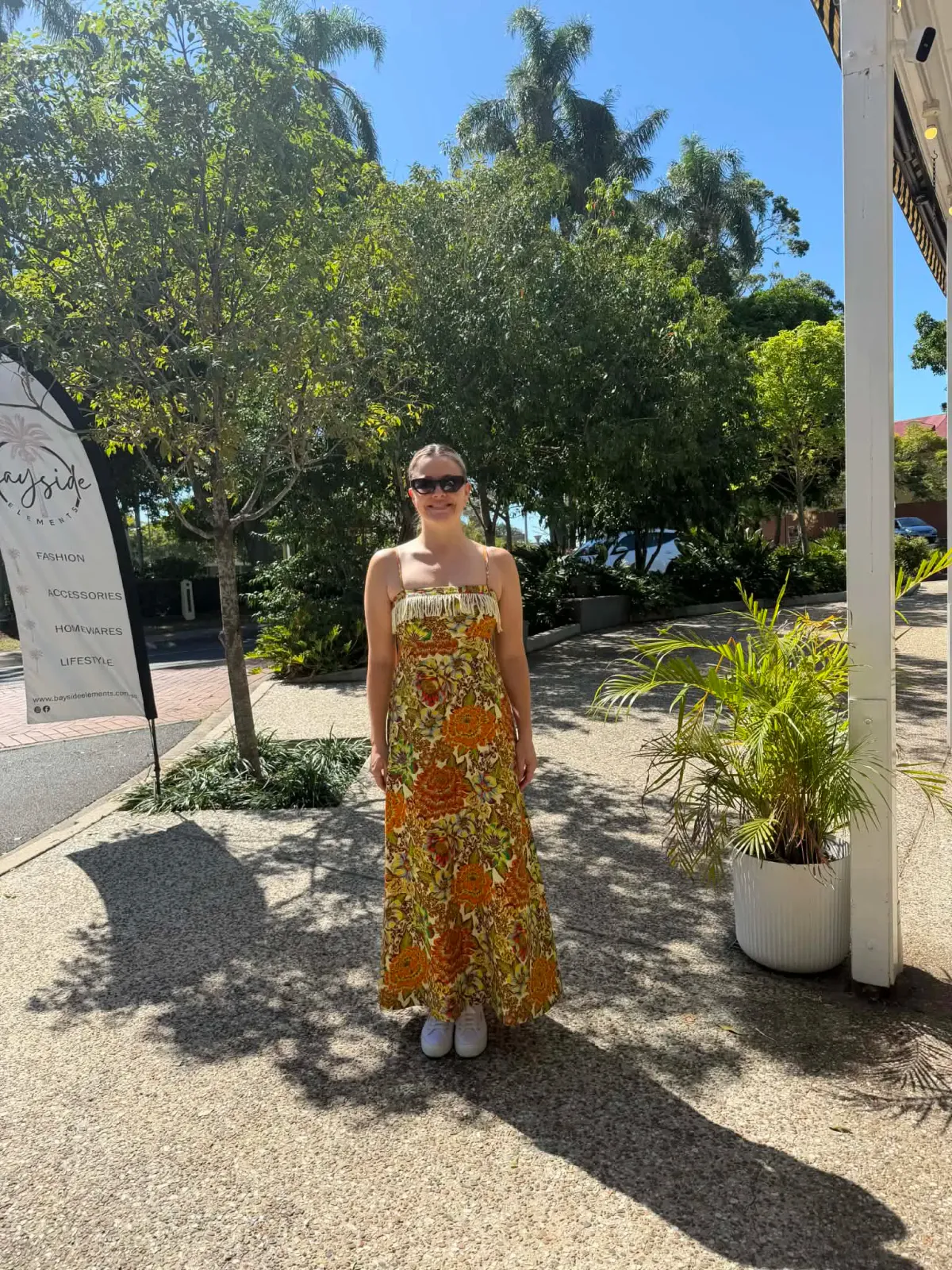 ALEMAIS LANA SQUARE NECK DAY DRESS - Image 8