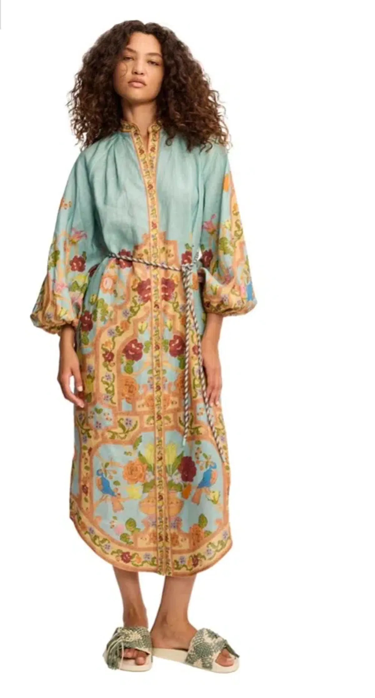 ALÉMAIS MELLA SHIRTDRESS SIZE 12 Linen with pockets  - Image 1