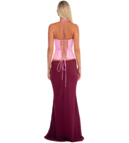 I Am Delilah Angelina Set in Sangria Size XS/AU6 for rent on The Volte - image 3