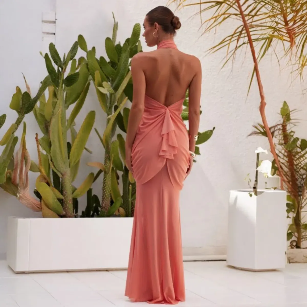 Abyss By Abby DEBUT Maxi In Orange Size Medium - Image 4