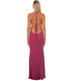 I Am Delilah Delilah Maxi Dress in Wine Size S/AU8 for rent on The Volte - image 3
