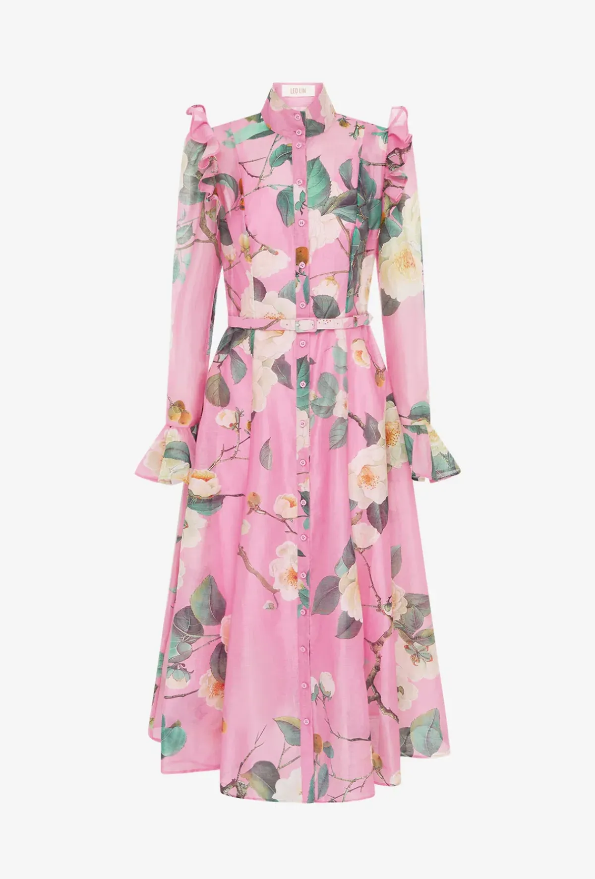Leo Lin Katrina Butterfly Sleeve Pink Floral size 10 - Image 6