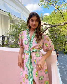 Alemais Porcelain Shirt Dress Size AU 12 for rent on The Volte - image 2