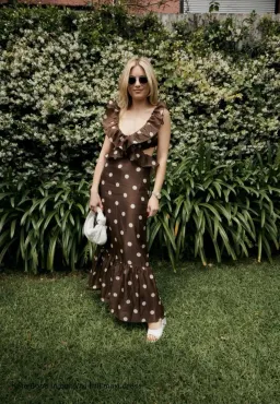 Sir the Label Vivi Frill Dress Marlon Polka Dot Size 6 for rent on The Volte - image 4