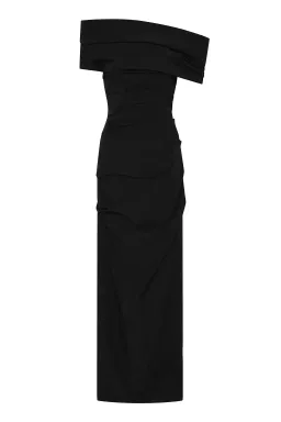 Rachel Gilbert Monique Gown Maxi Dress in Black  Size 3/ AU 12 for rent on The Volte - image 1