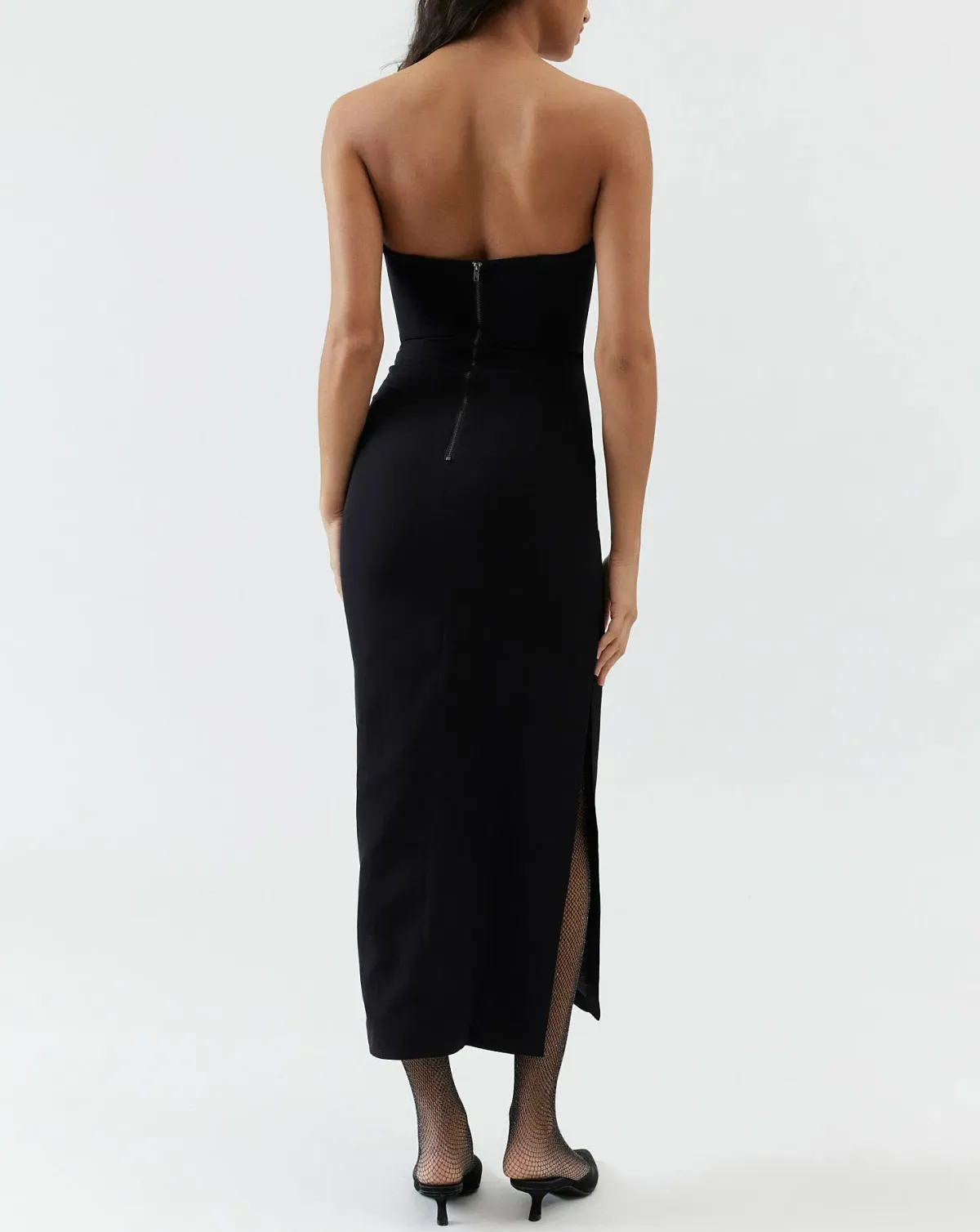 BARDOT Eleni Diamante Midi Dress in Black - Image 7