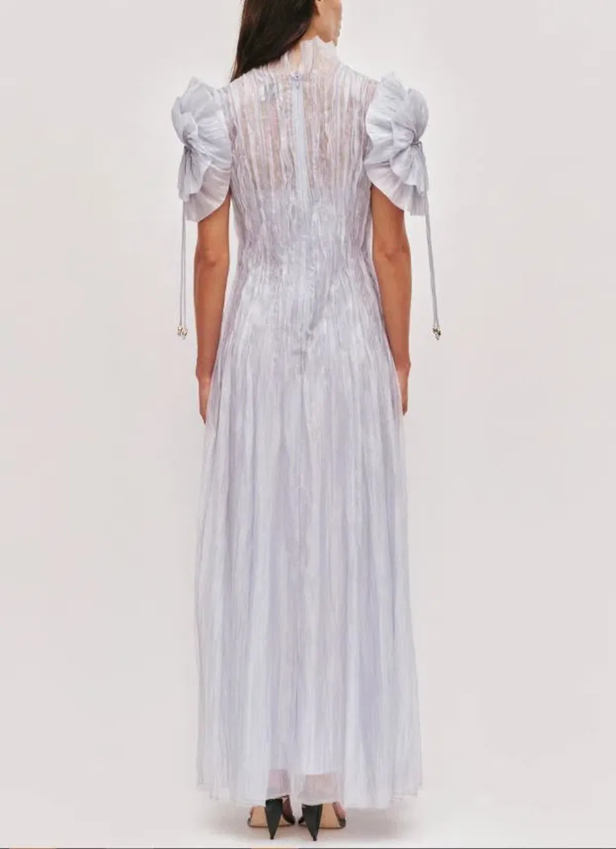 Aje Clara Maxi Dress in French Blue Size 8 - Image 3