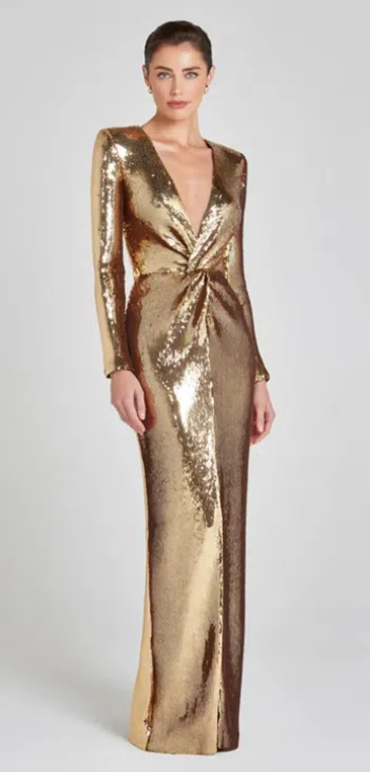 Nadine Merabi - Jennifer Gold Dress (S/AU8) - Image 1