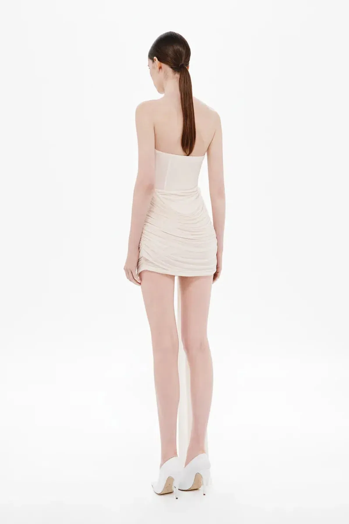 Misha - THE EMBER WRAPPED MINI DRESS - Image 3