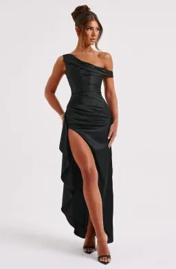Baby Boo Juliene Maxi Dress - Black (S) for rent on The Volte - image 3