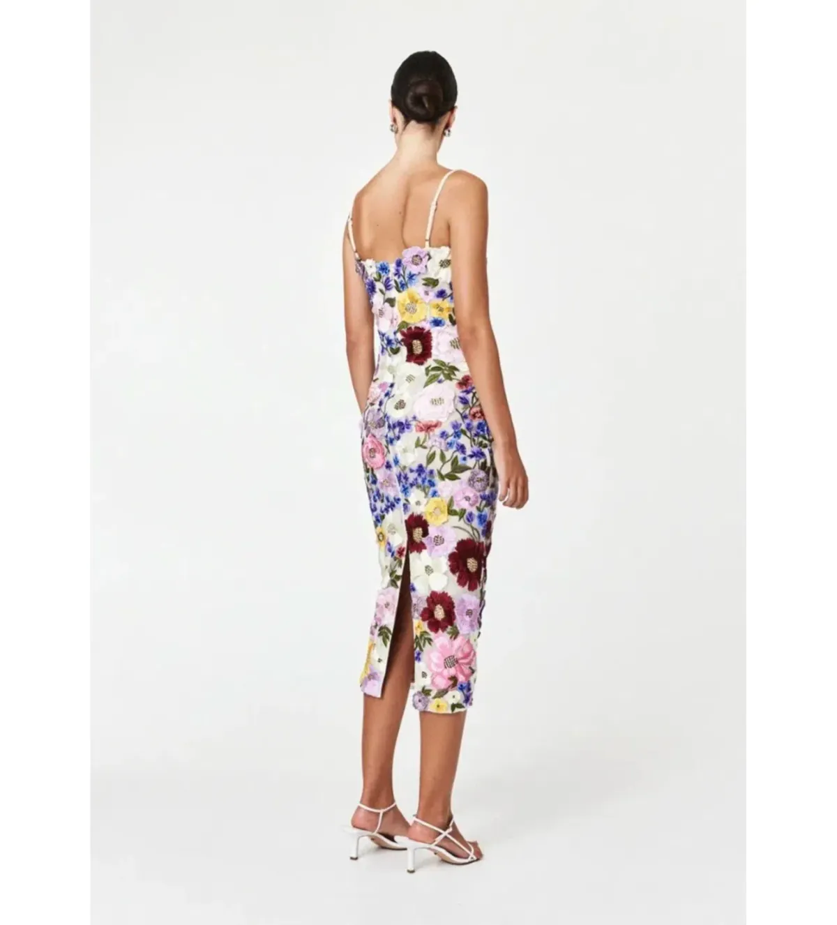 Rachel Gilbert Nya Mini Dress Floral Size 3/AU12 - Image 2