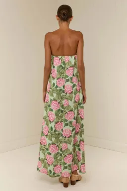 Palm Noosa Alessia Dress in Pink Jardin Size AU10 for rent on The Volte - image 2