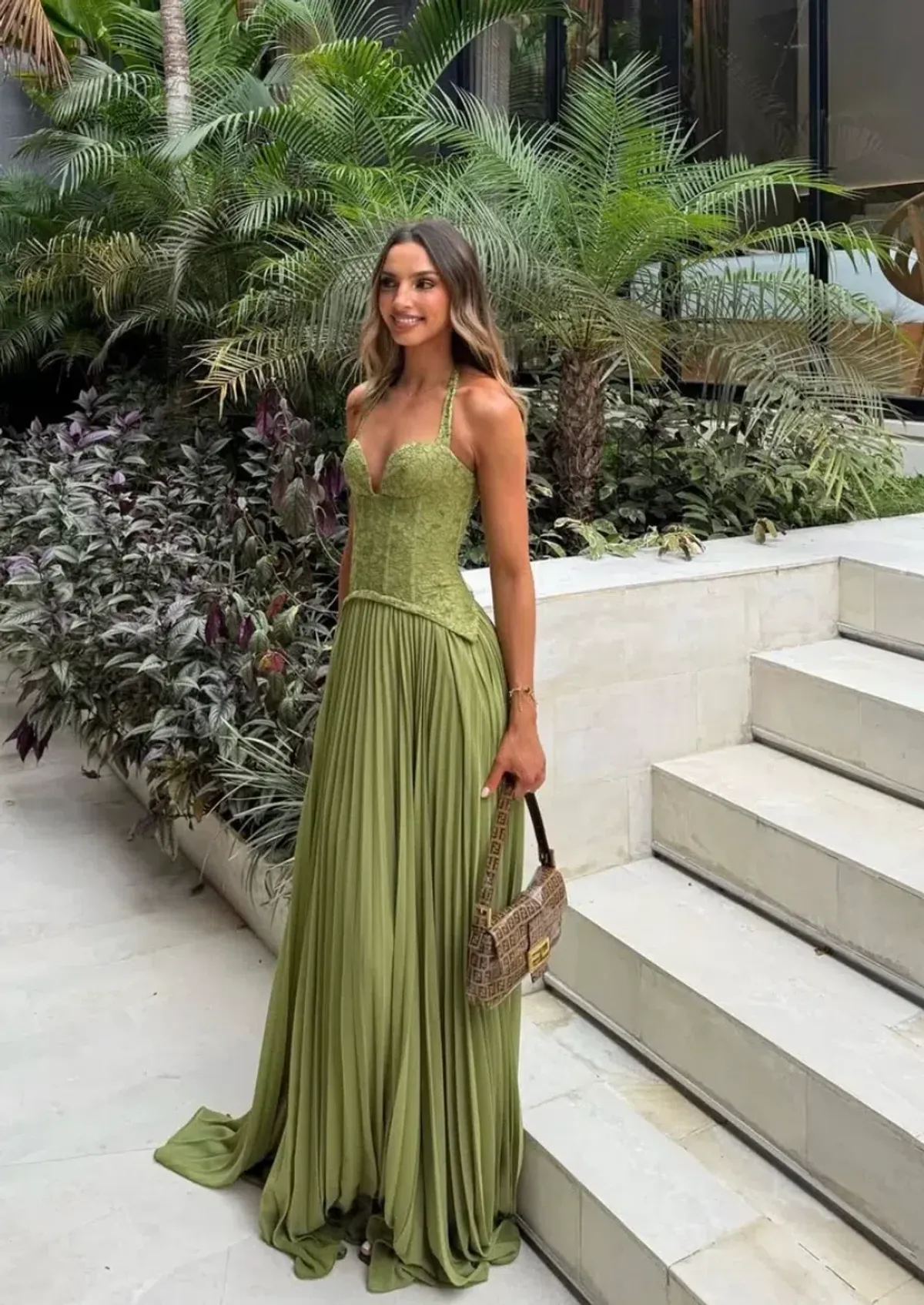 Fenity Gaia Dress size M / 10 green - Image 1