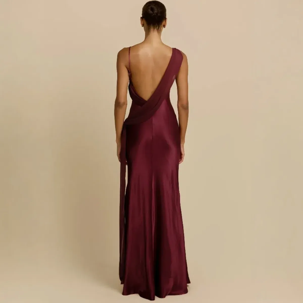 Arcina Ori Helena Dress In Plum Size Medium - Image 5