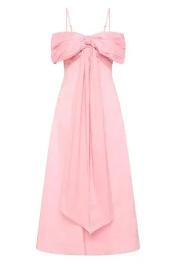 🩷New AJE Scarlett Bow Midi Dress - Size 14 - Cherry Blossom Pink🩷 for rent on The Volte - image 8