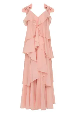 🌸New AJE Gracie Tiered Maxi Dress – Muted Rose Pink 10 AU 🌸 for rent on The Volte - image 8