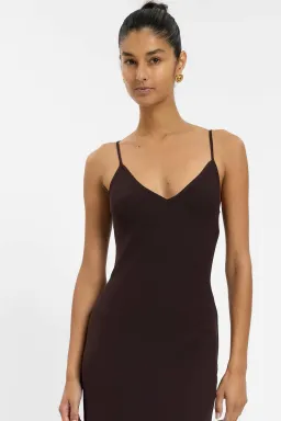 With Harper Lu Georgette Maxi Dress in Chocolate Brown Size M / AU 10 for rent on The Volte - image 2