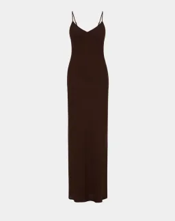 With Harper Lu Georgette Maxi Dress in Chocolate Brown Size M / AU 10 for rent on The Volte - image 5
