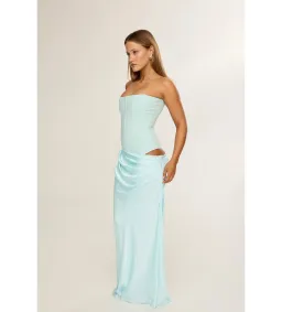 Hntr The Label Huxley Gown in Aqua Size L/AU12 for rent on The Volte - image 2