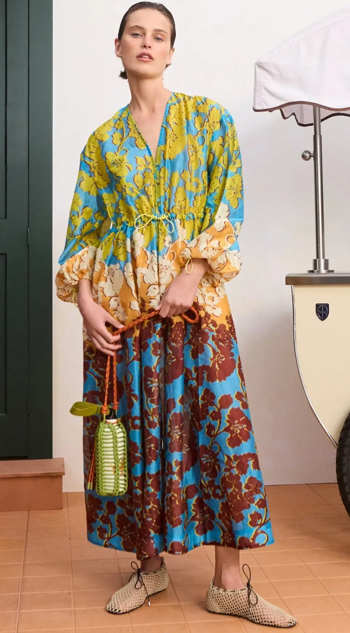 Alemais Splice shirtdress. Size AU16 - Image 1