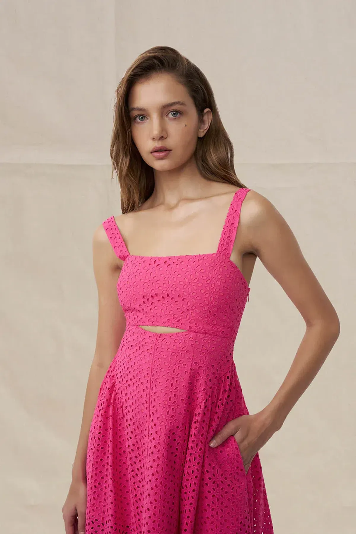 Willow Anglaise Sun Dress by By Johnny Size 8 - Image 4