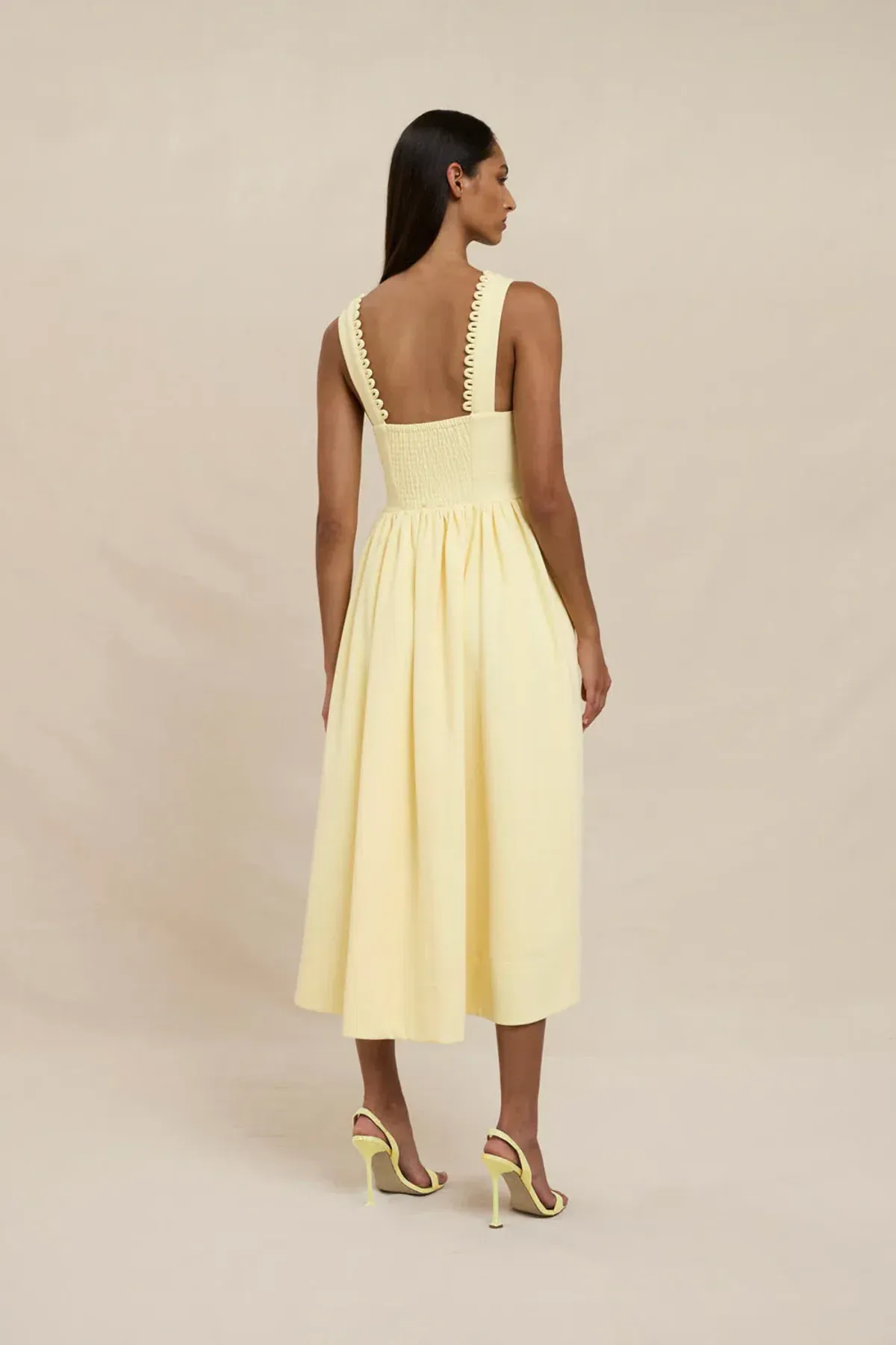 Nova Scallop Midi Dress by By Johnny Size 8 - Image 6