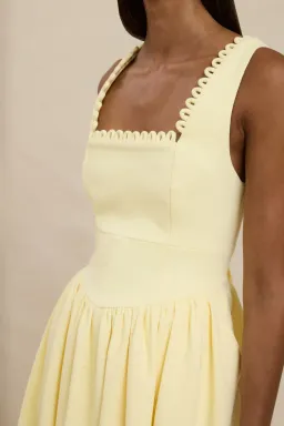 Nova Scallop Midi Dress by By Johnny Size 8 for rent on The Volte - image 2