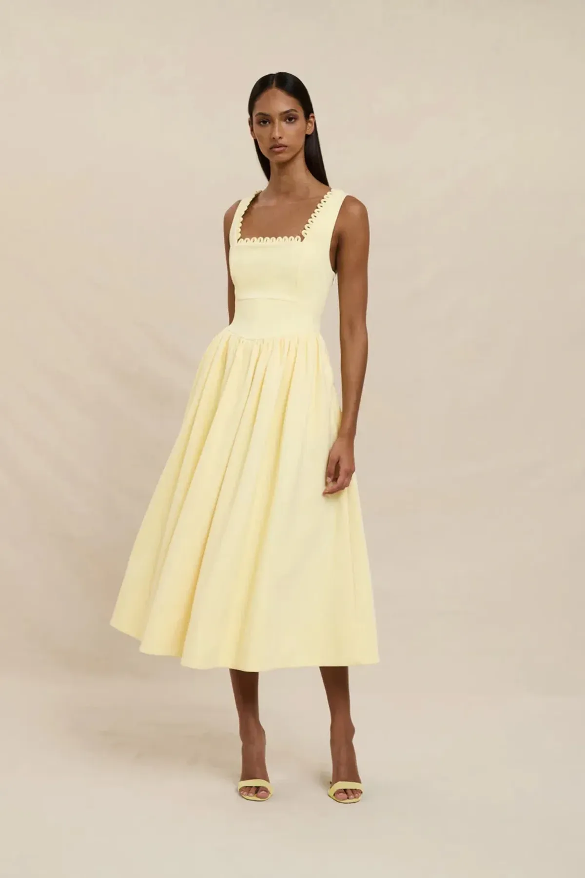 Nova Scallop Midi Dress by By Johnny Size 8 - Image 1