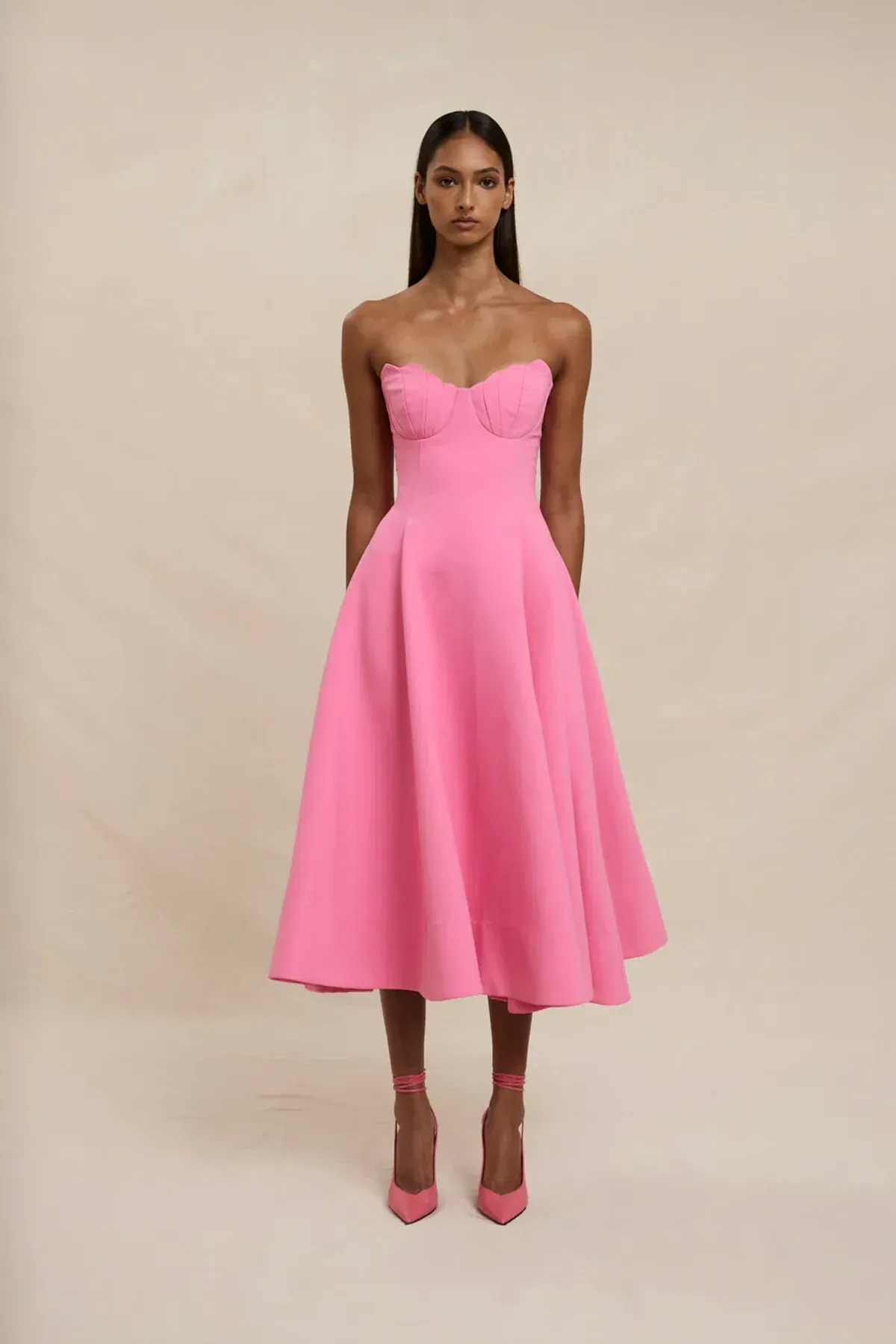 Venus Shell Strapless Dress by By Johnny Size 8 - Image 6