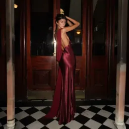 Arcina Ori Helena Dress In Plum Size Small for rent on The Volte - image 4