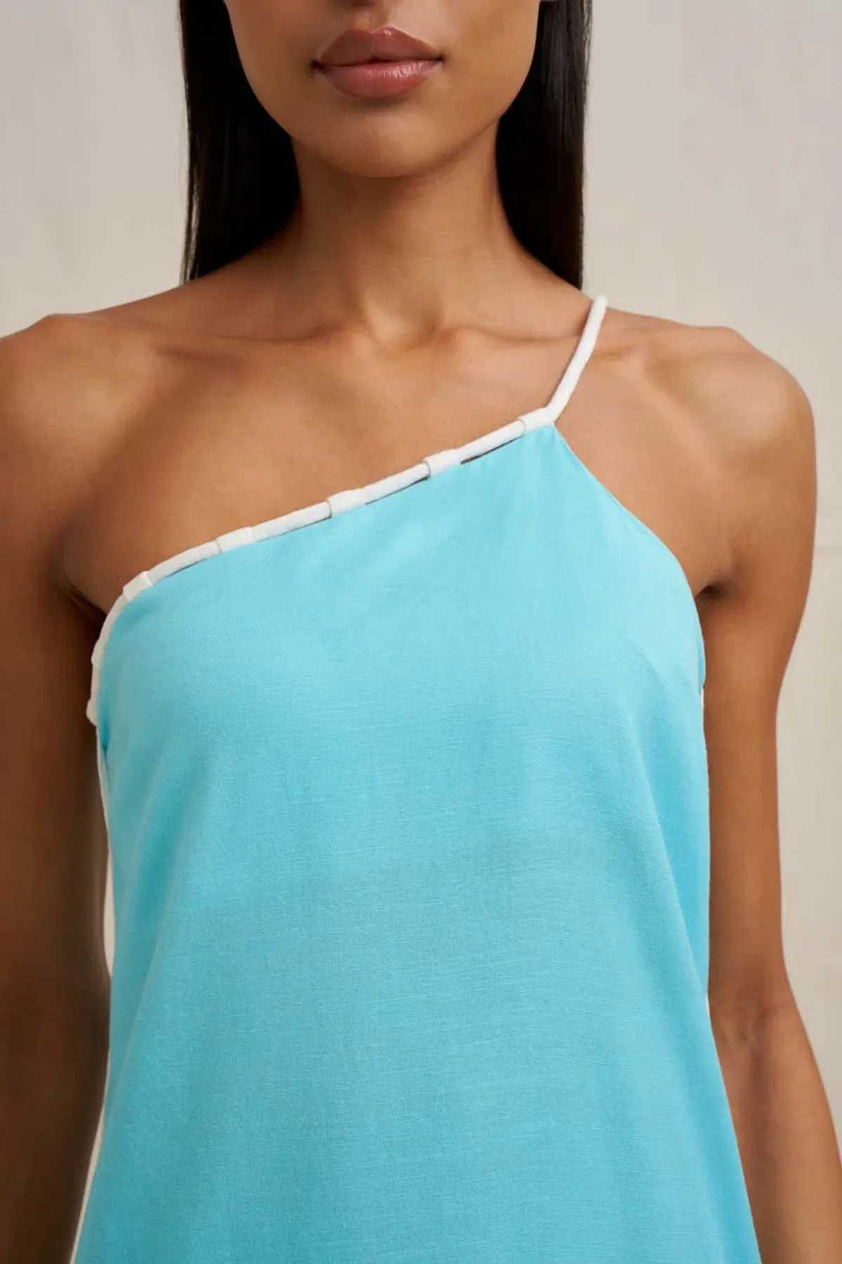 Oasis One Shoulder Maxi Dress by By Johnny Size 8 - Image 2