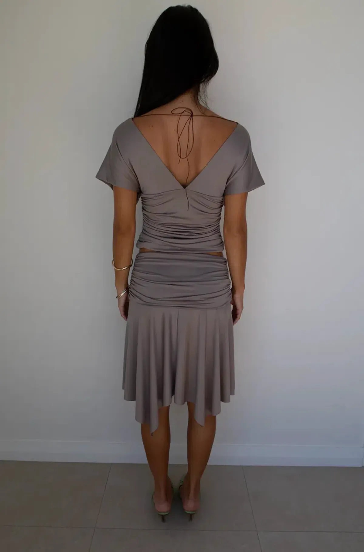 hntr the label, andi set, slate, midi, size xs  - Image 3