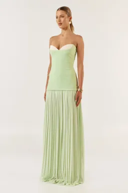 She is OLLÁ / Jefre Sei Nicolette Maxi Dress in Mint Size S / AU 8 for rent on The Volte - image 2